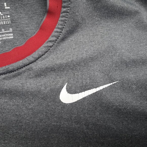 Nike Pro Genuine Merchandise Ladies Size Large Grey & Red Boston Red Sox T-shirt - Picture 4 of 14